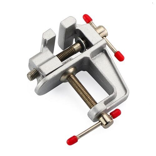 Mini Table Vice Aluminium Alloy Screw Bench Vise for Craft Mould Fixed Tool
