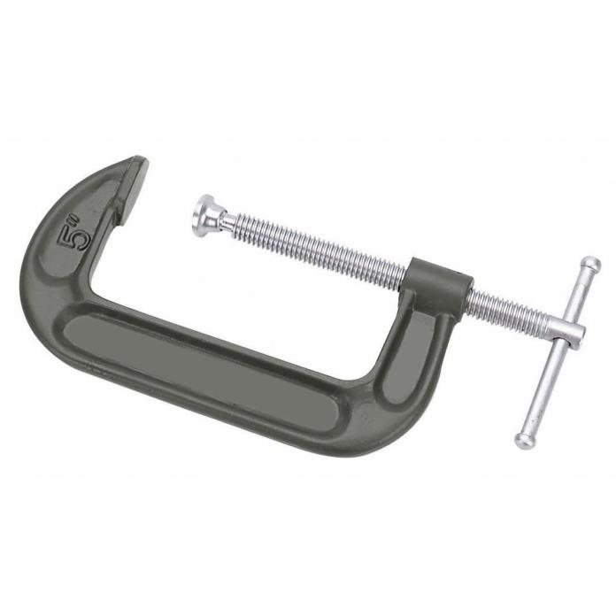 NEW CENTRAL FORGE 5 in. Industrial Adjustable Heavy-Duty C-Clamp
