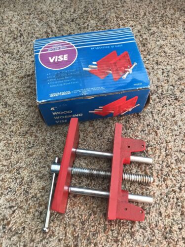 6 in. Portable Carpenter's WOOD WORKING CLAMPING BENCH CLAMP Vise PAY n PAK Rare