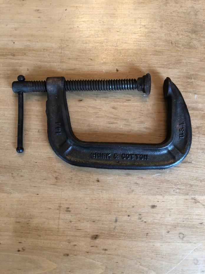 Vintage C-Clamp BRINK & COTTON 4