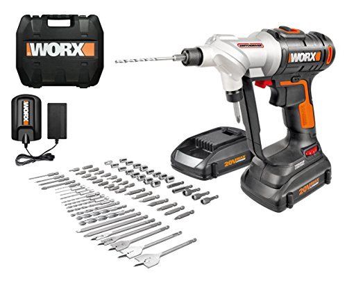 WORX Switchdriver 2-in-1 Cordless Drill and Driver with Rotating Dual Chucks