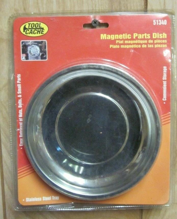 Tool Cache Magnetic Parts Dish Stainless Steel Tray for Mechanic or Seamstress