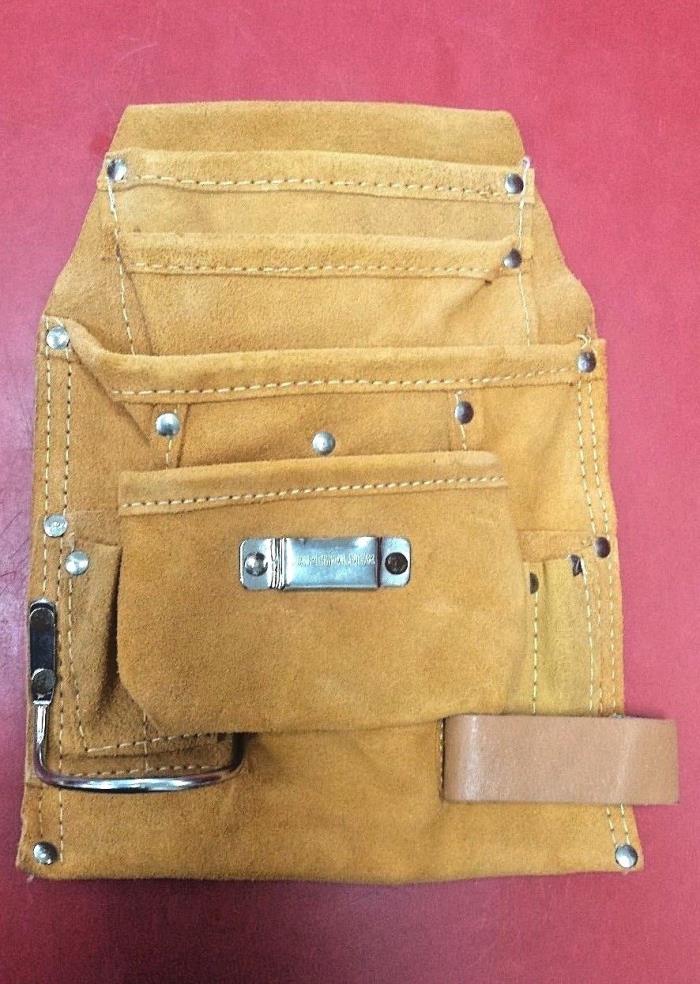 10 Pocket Suede Tool Bag 