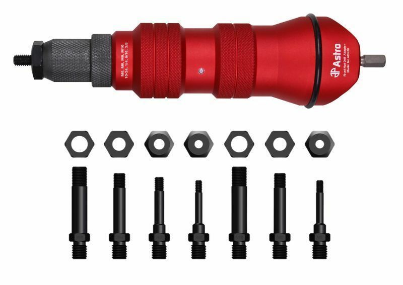 Astro Pneumatic Tool ADN14 Rivet Nut Drill Adapter Kit