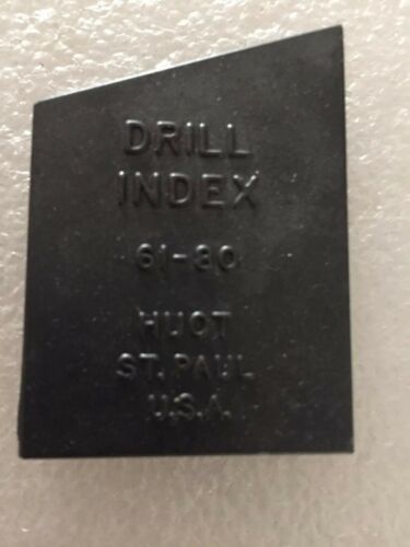 Huot drill index case #20  For Number Drills 61 To 80
