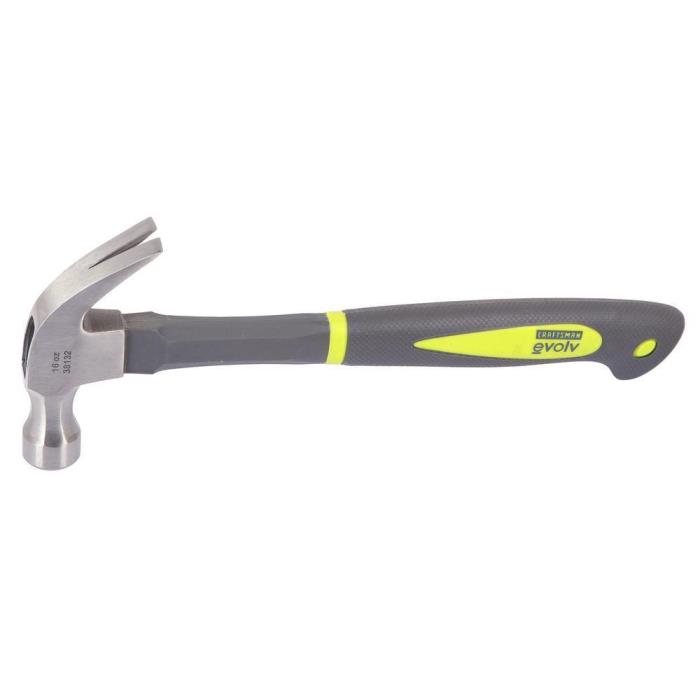 NEW Craftsman 16 oz. Fiberglass Claw Hammer