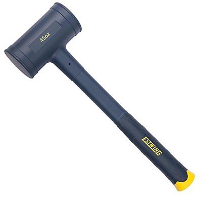 Estwing Dead Blow Hammer - 45 oz Mallet with No-Mar Polyurethane & Cushion Grip