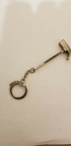 Vintage Rare Rock Pick Hammer Keychain