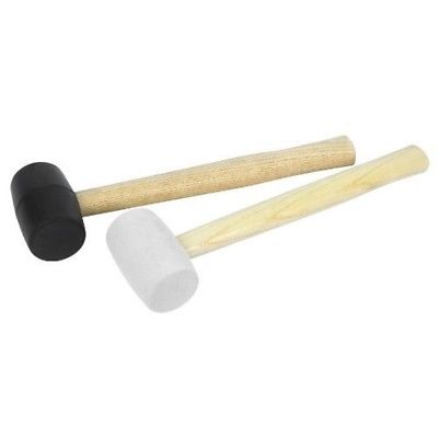 Lot of 3 - Task Force 8 oz. 2-Pack Rubber Mallet W/Wooden Handle, 0243830 /61838
