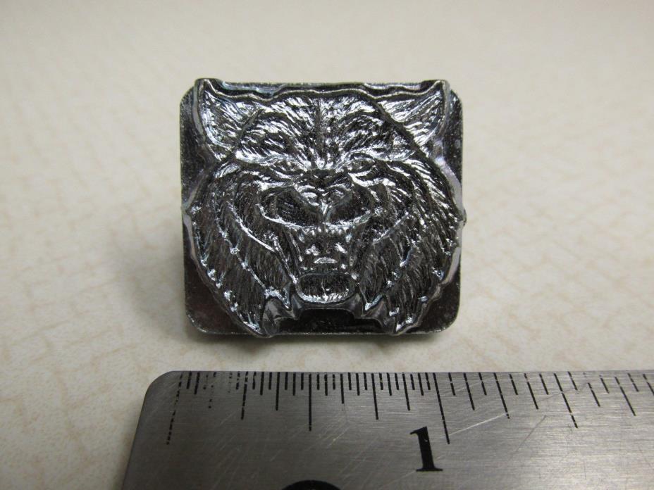 Vintage Craftool Co Leather 3D Stamp Tool Bobcat Bob Cat No. 8427 Made in USA