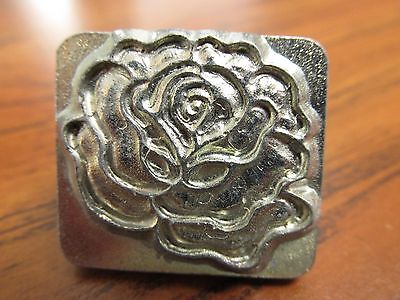 Vintage Craftool Co 3D Leather Stamp Tool Rose No. 8493 Made in USA