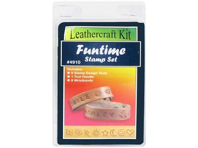 SILVER CREEK LEATHER CO  SLC00316  SILVER CREEK STAMP SET FUNTIME WRISTBANDS