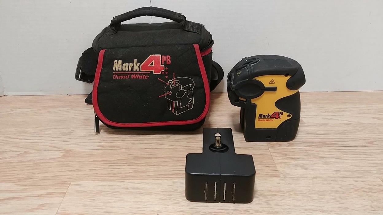 David White - Mark 4PB Self Leveling W/Chalkline Lasers