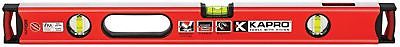 Kapro Box Beam Level 72 in. Shockproof 3 Magnified Vials Rubber End Cap Aluminum