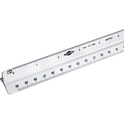 ALVIN 110 Series Metric Triangular Scale