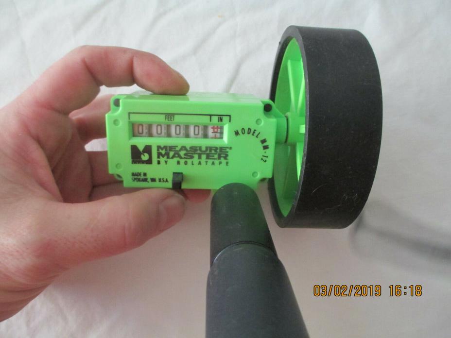 Measure Master By Rolatape MM-12  Measuring Wheel - VGC