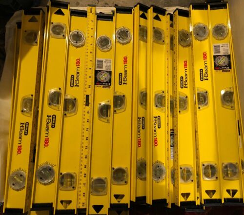 29 QTY! STANLEY 24-Inch I-Beam 180 Level 24