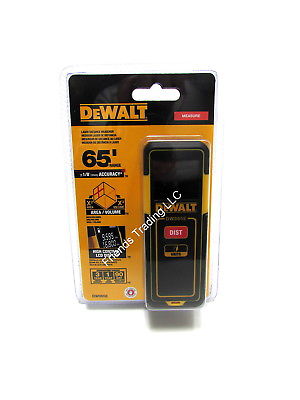 DeWALT 65' Range Laser Distance Measuring Tape DW065E  NEW