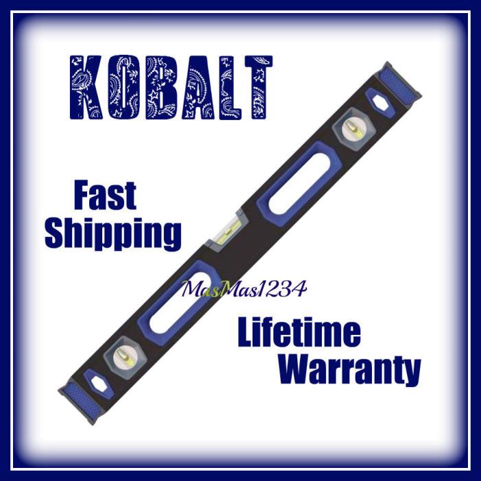 Kobalt Box Beam Standard Level 24 inch Heavy-duty Aerospace Grade Aluminum NEW