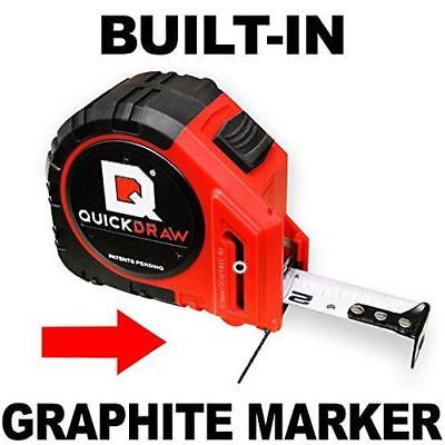 25' Foot QUICKDRAW PRO Self Marking Tape Measure - 1st Measuring Tape with a