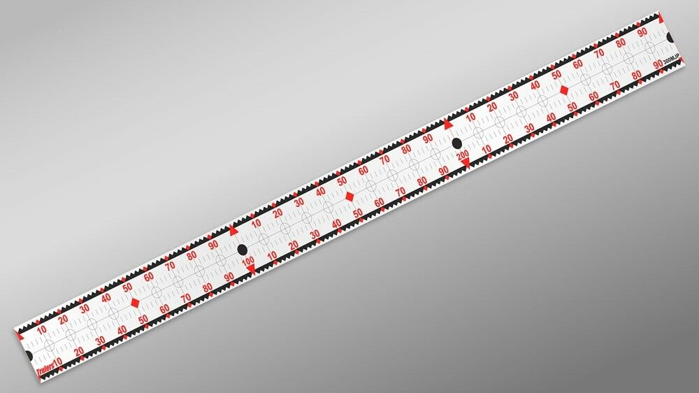 Truler Metric 300mm Measuring Ruler  - 10 per pack
