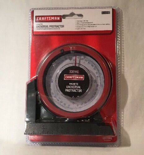 New in Package Craftsman 39840 Magnetic Professional Protractor