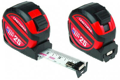 Tape Measure Tru-Zero Magnetic Hook Blade Armor Technology Durable 25Ft 2-Pack
