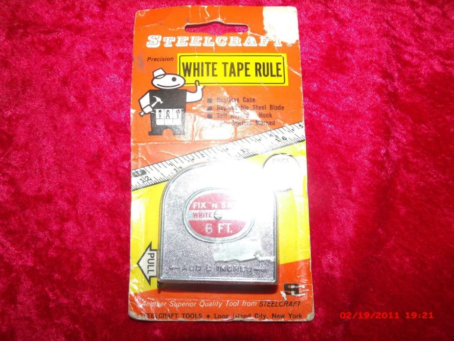 steelcraft  6 ft. Metric/English Tape Measure in package collectors tool