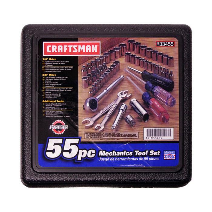 CRAFTSMAN 55pc Mechanics Tool Set 33455