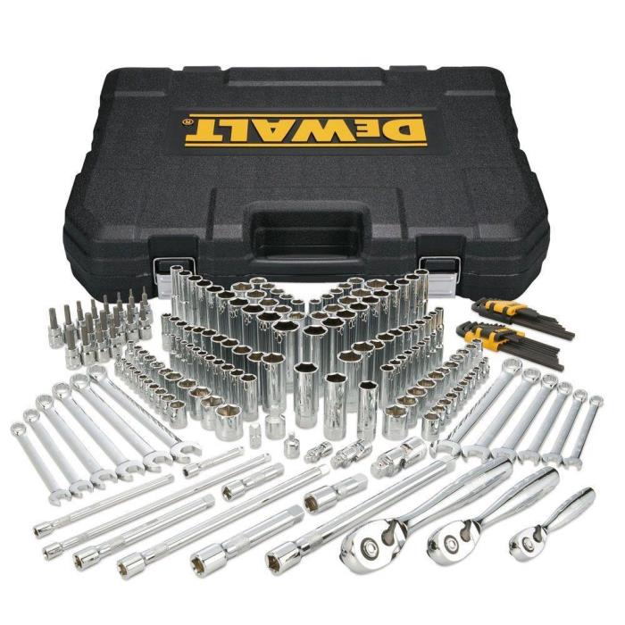 *NEW* Mechanics Tool Set (204-Piece) DEWALT Camper Truck Home Case Socket Wrench