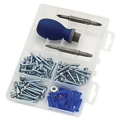 New Arrow 127 PC Screwdriver Tool Kit with Various Screws with case