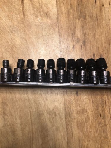 CORNWELL TSMUP2210RS 3/8DR SHORT METRIC Impact Universal SOCKET SET $460 List