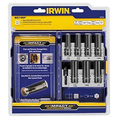 IRWIN Tools IMPACT Performance Series BOLT GRIP Deep Well Bolt Extractors,