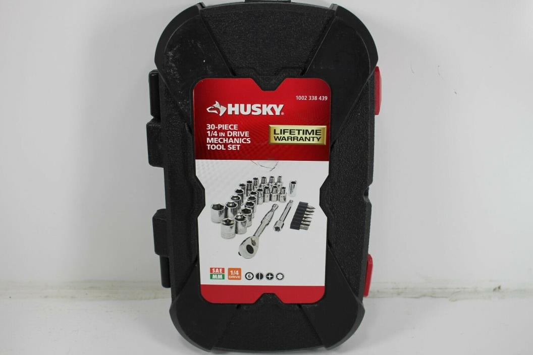Husky 30 Piece 1/4 in Drive Mechanics Tool Set 1002338439