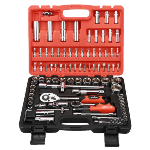 94 Pcs Mechanics Tool Set Car RV Boat Repair Tools Professional Box Case Tool