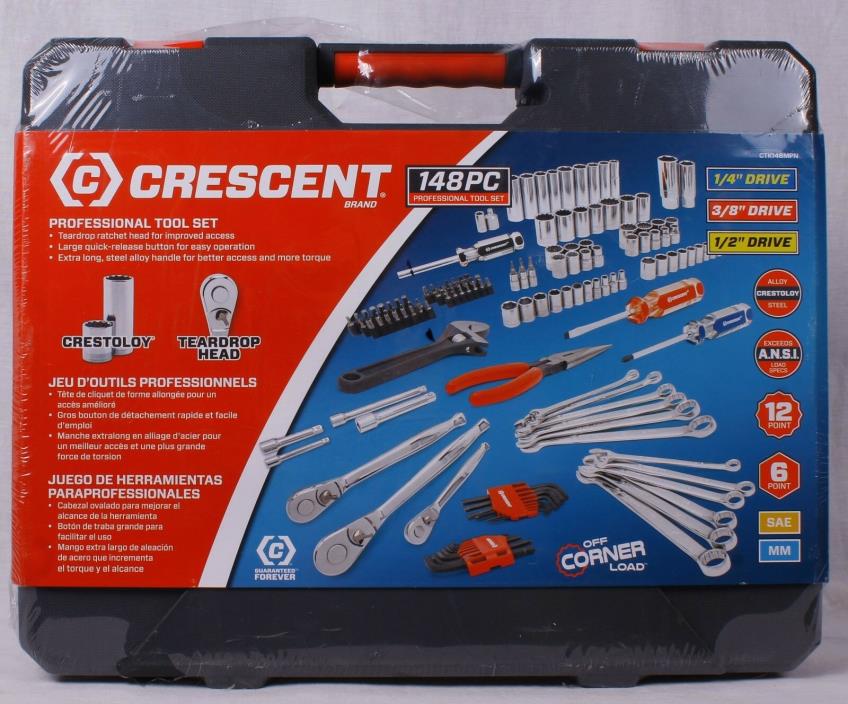 Crescent 148 Pc Mechanics Tool Set – CTK148MPN