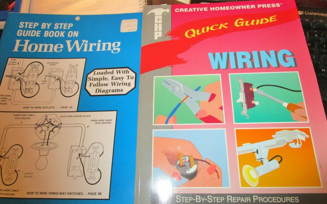2 BOOKS-- ON WIRING HOUSES AND REPAIR OF WIRING.