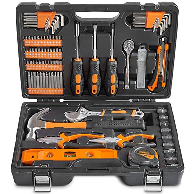 VonHaus 100 Piece Home Repair Tool Set - General Household Hand Tool Kit with in