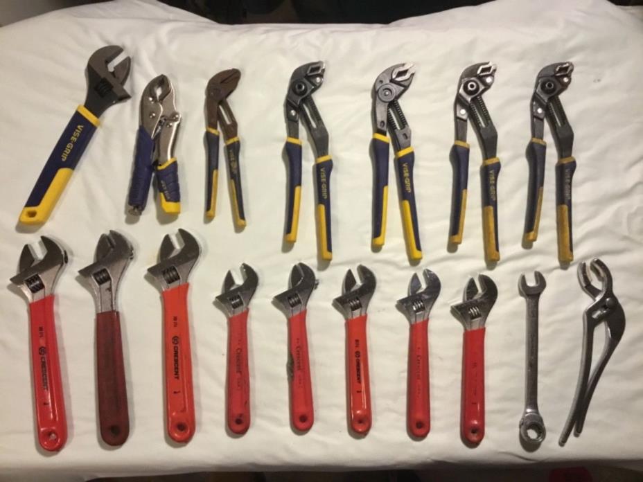 Crescent and Vice Grip Tool Assortment 17 Pieces