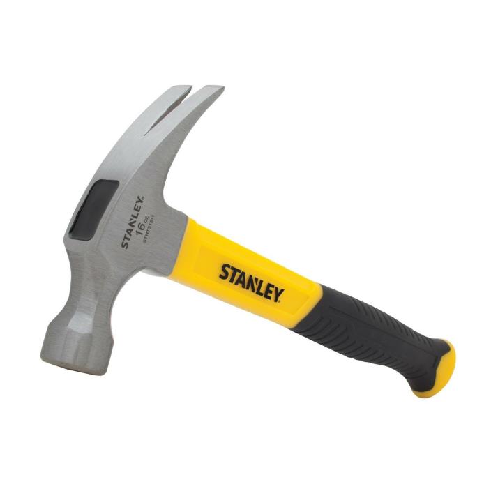 Stanley 16 Ounce Rip Claw Fiberglass Hammer NEW