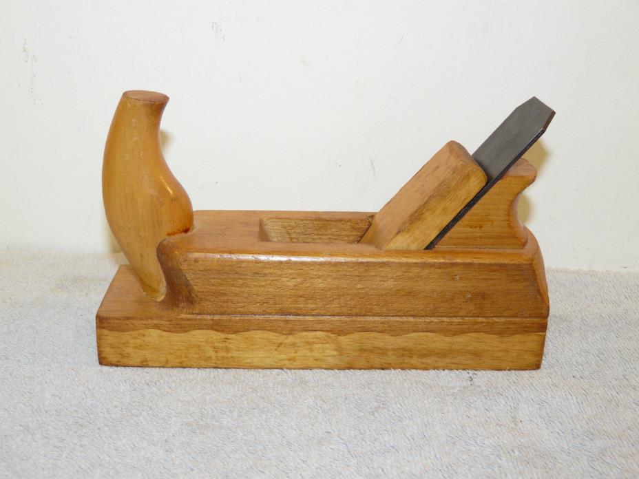 Narrow 35mm (1 ½”) European Style Horned Smoothing Plane Germany INV12332