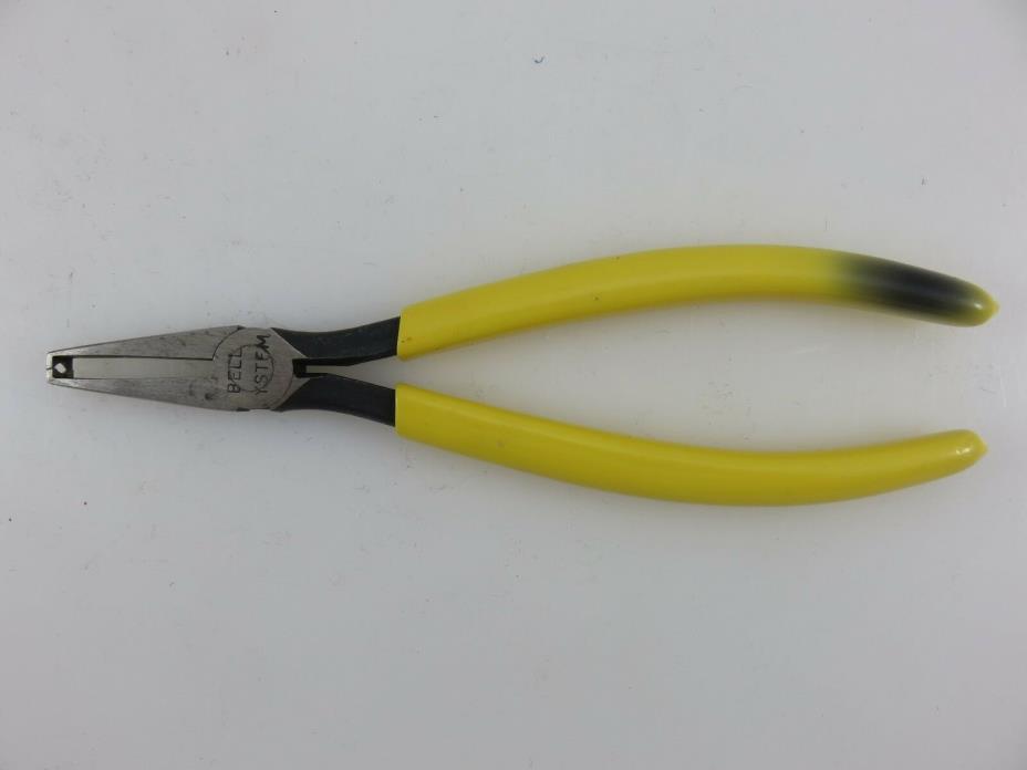 Klein Tools Bell System Pliers KS21279 Vintage Oval Hole In Tip Made In USA