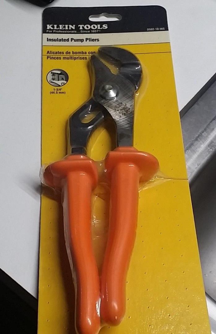 NEW Klein Tools D502-10-INS Insulated Pump Pliers