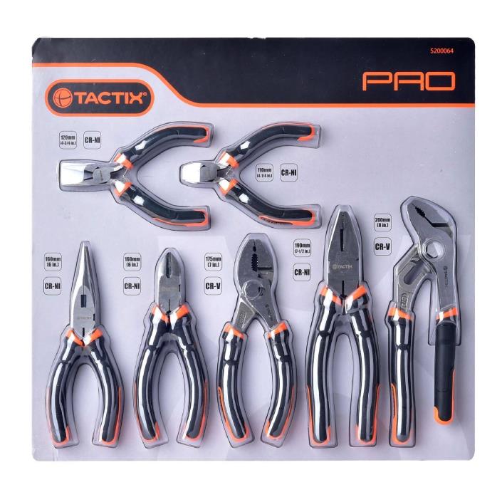 Best Value! Tactix PRO 7-piece Pliers Set