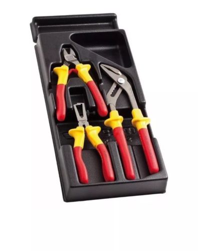 FACOM 3PC 1000V Electrical Plier Module VE High Voltage Insulated Tools & Tray