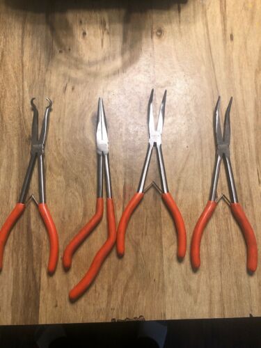 MATCO PLIERS SET - HOSE GRip DUCK BILL, BENT NEEDLE Straight Needle