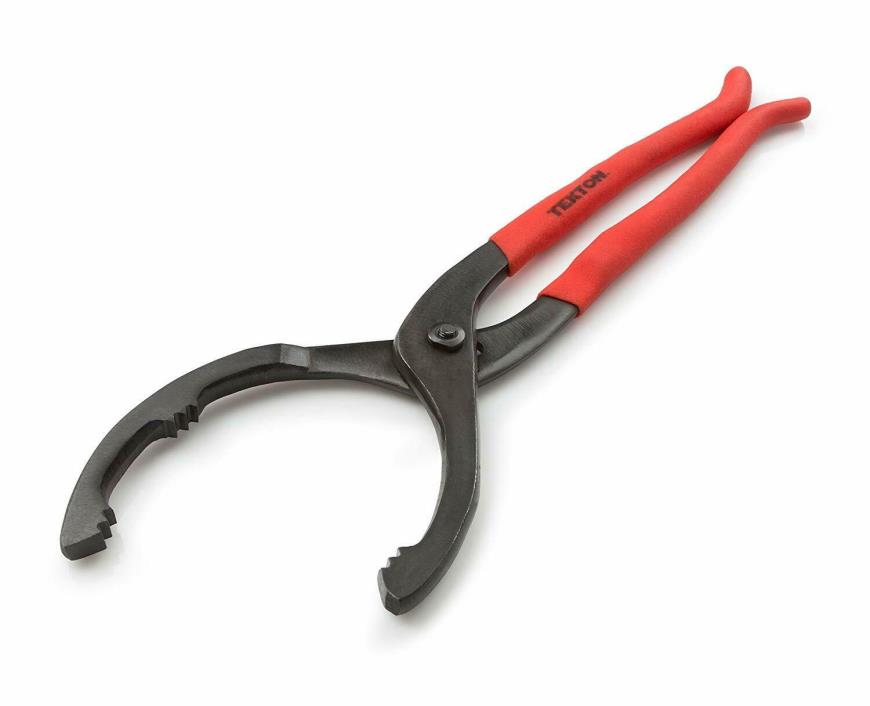 TEKTON 5867 16-Inch Oil Filter Pliers Comfortable Grips Nonslip Long Handles