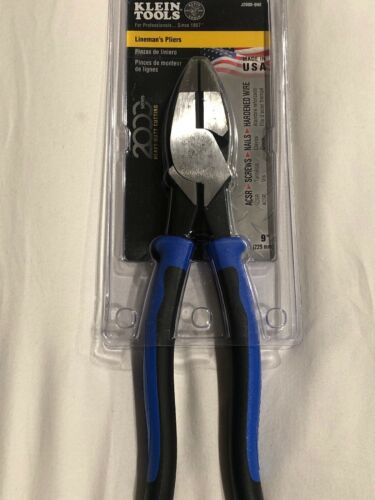 New J2000-9NE Klein Tools Heavy Duty 9 Inch Lineman's Pliers Made In USA