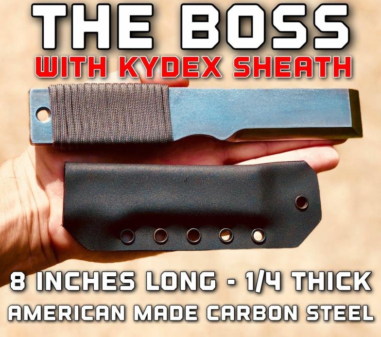 Stealth Diggers Boss Kydex sheath combo 8 Inch EDC pry bar pry tool Made in USA