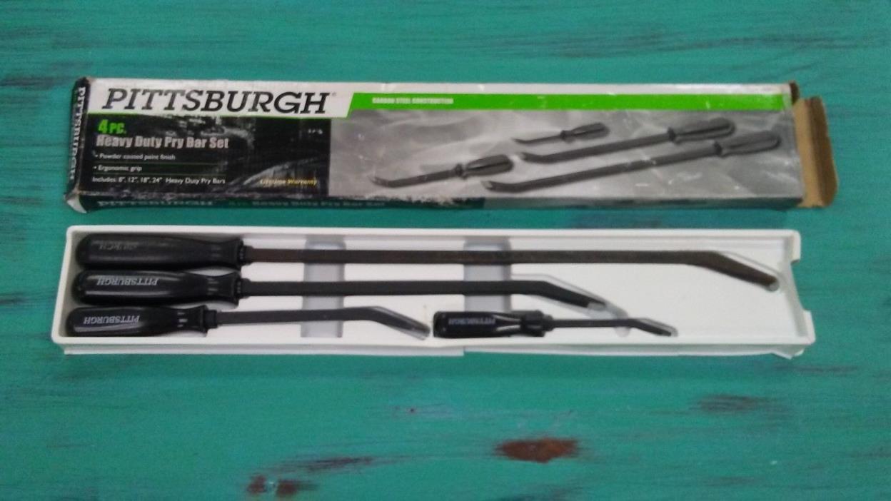 Pittsburgh 4 Piece Pry Bar Set / FREE SHIPPING
